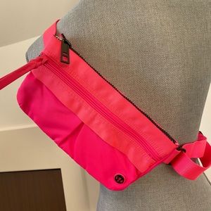Lulu Lemon Pink fanny pack